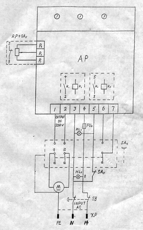 Electrical Circuit Diagram 2 Mill/Drill