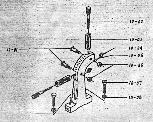 Component Drawing Number 10-00 Follow Rest